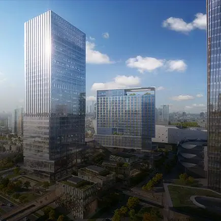 Still Renderings for Large Scale Public China Building 3D Rendering Project of RGB-A, designed by NBBJ from USA