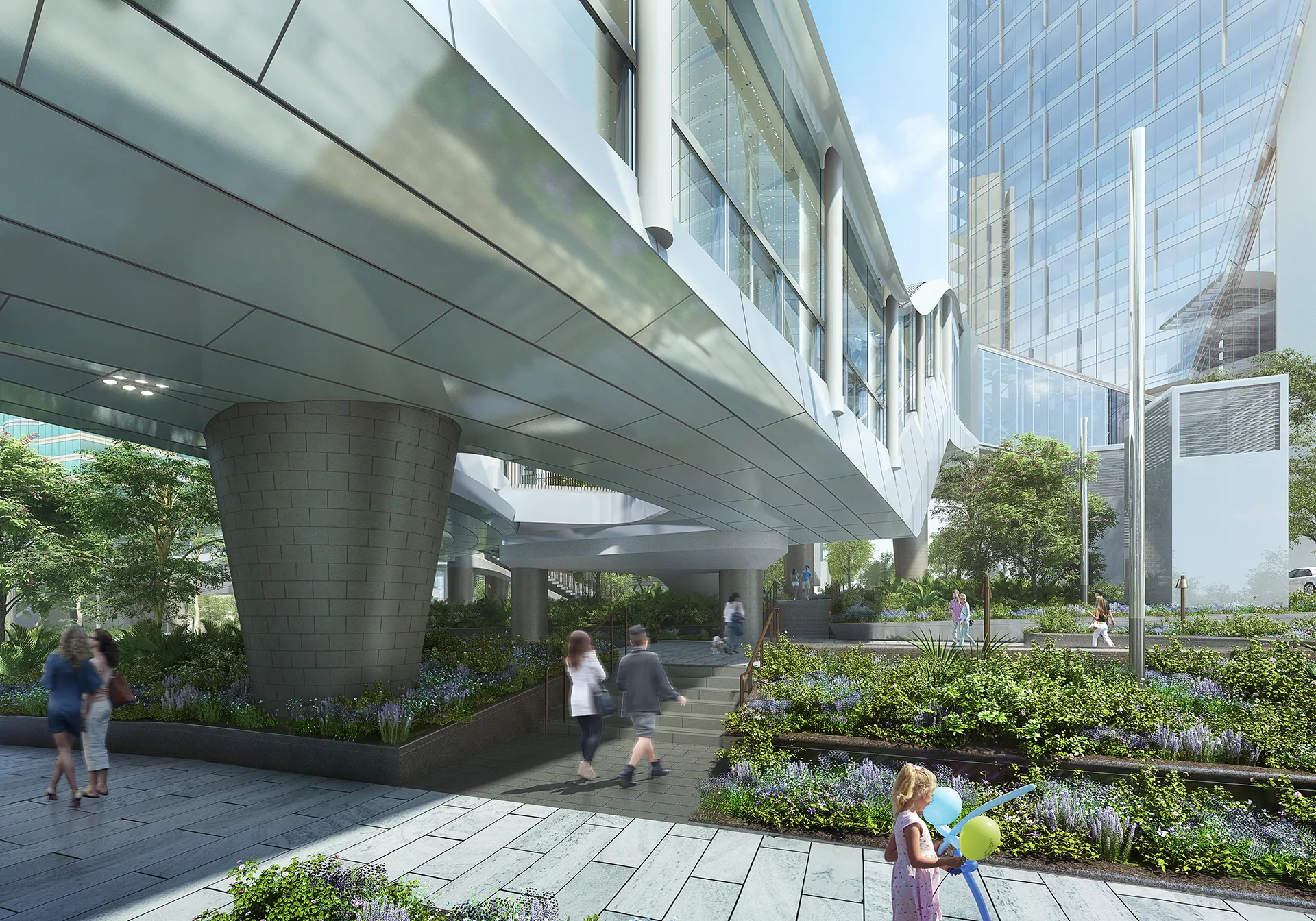 3D Still Renderings for Taikoo Walkway Project of RGB-A in HongKong 2