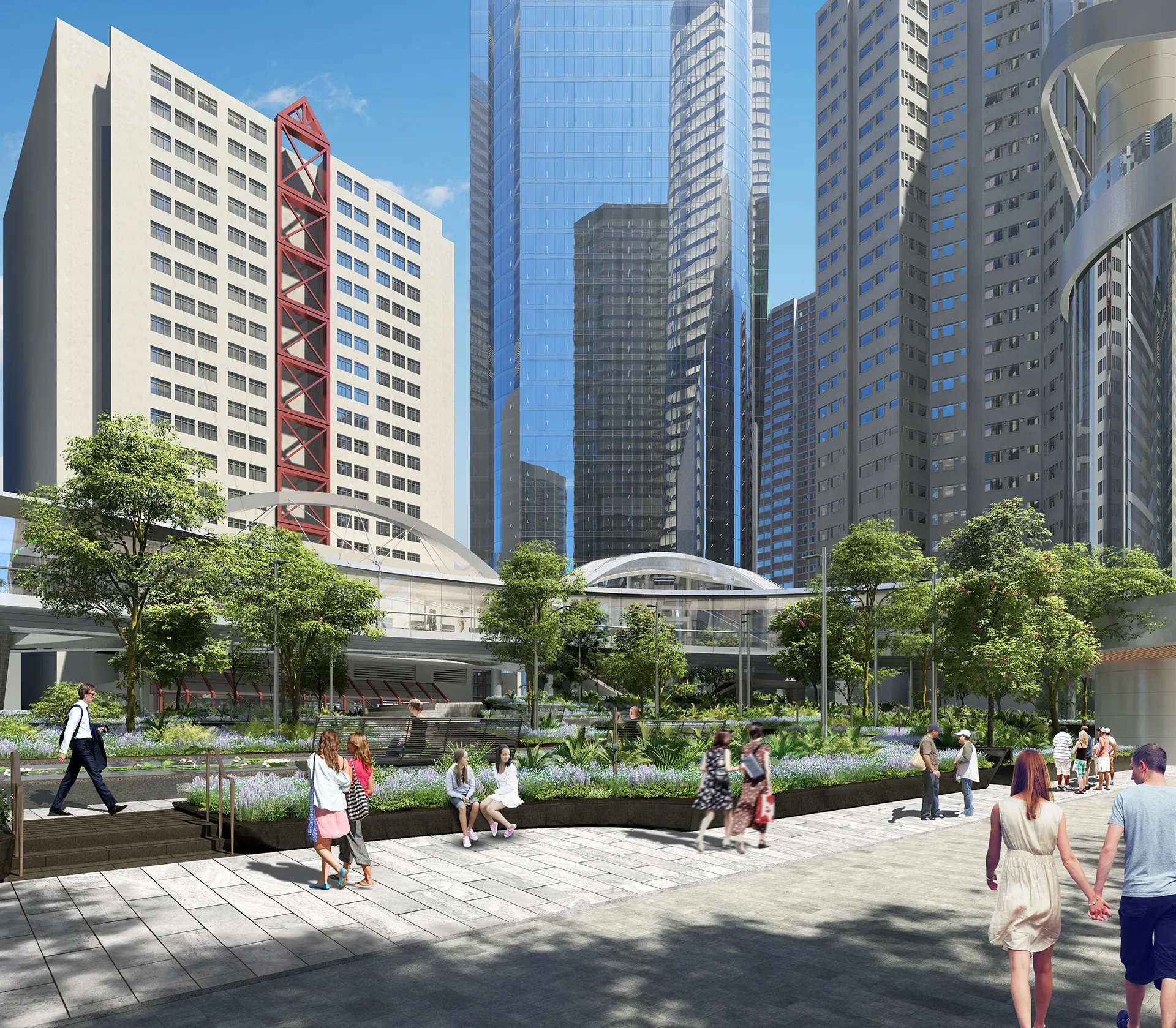 3D Still Renderings for Taikoo Walkway Project of RGB-A in HongKong 3