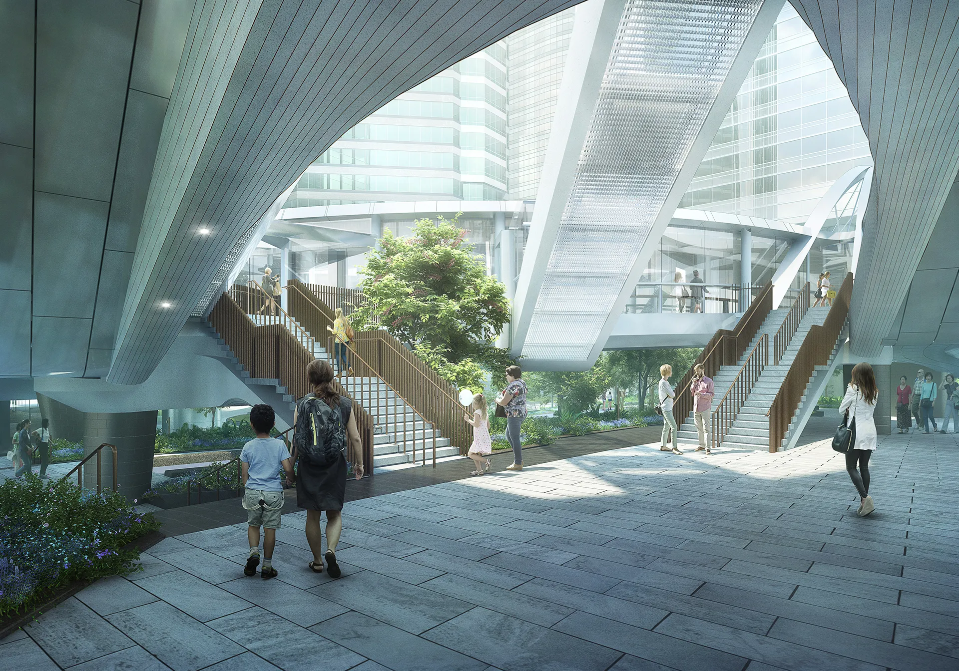 3D Still Renderings for Taikoo Walkway Project of RGB-A in HongKong 4