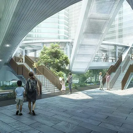 3D Still Renderings for Taikoo Walkway Project of RGB-A/ a 3D visualisation company in HongKong, designed by Hugh Dutton Associates, based in Paris, France