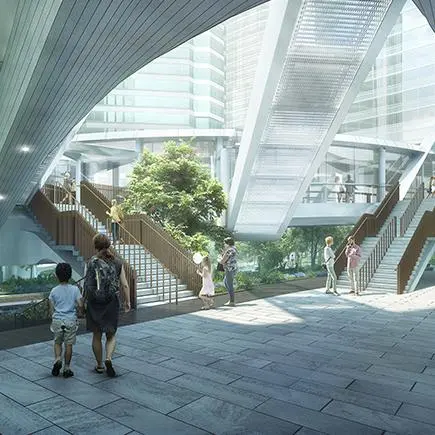 3D Still Renderings for Taikoo Walkway Project in HongKong, designed by Hugh Dutton Associates, based in Paris, France