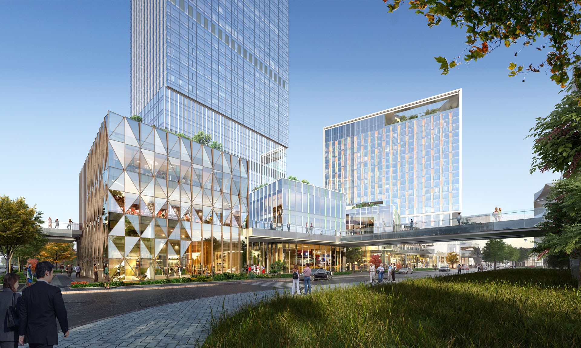 3D Still Renderings for Large Scale Public Building Project in China, designed by NBBJ from USA